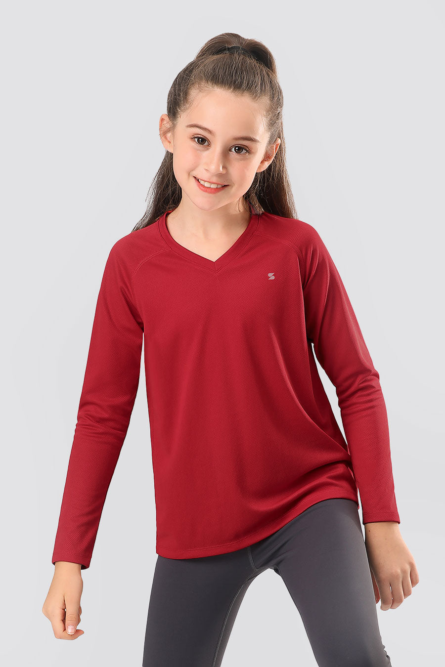 Boys Girls Athletic Long Sleeve Shirts by Stelle