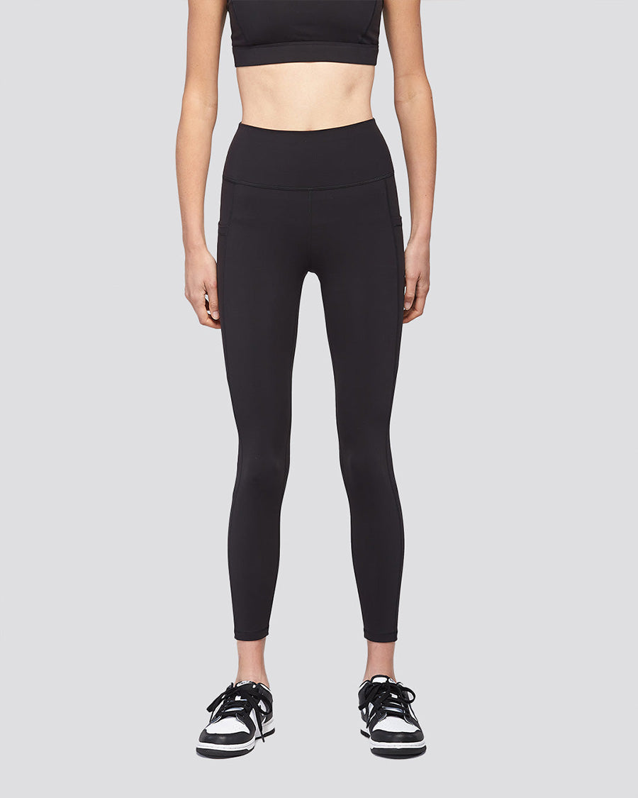 Black Women Yoga Pants - View 1