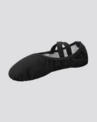 Black women ballet shoes detail