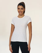 Off White Soft Cotton Slub T-Shirt