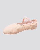 Pink women ballet shoes side view