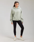 Mint Green Long-Sleeve Oversized Hoodie
