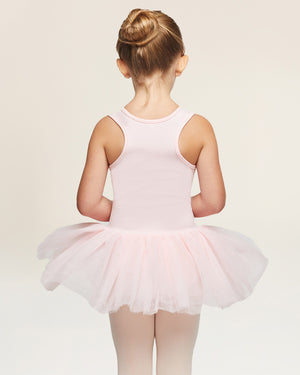 Ballet Pink Tank Top Tutu Dress | Girls Soft Tulle Dress