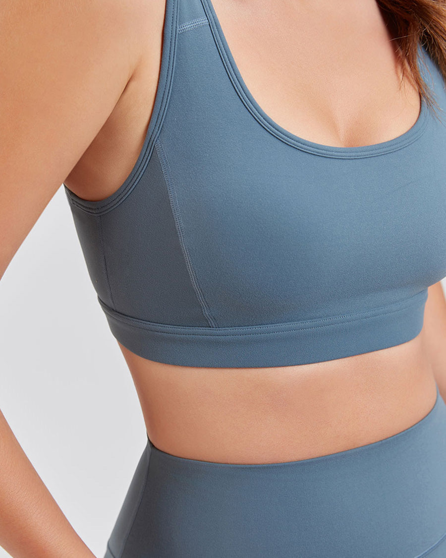 Grey Sage SoftLuxe Elegance Sports Bra