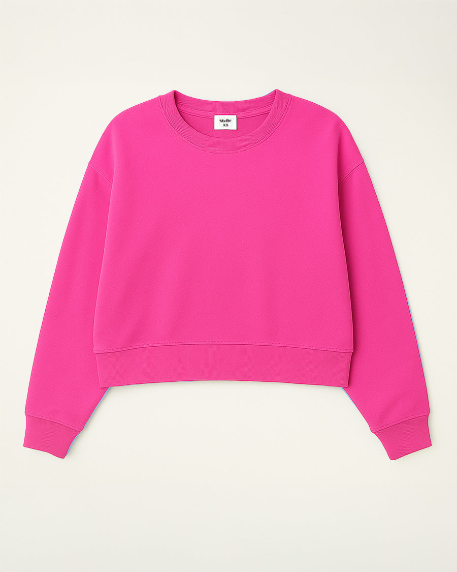 Cosmopolitan Crop Oversized Sweatshirt