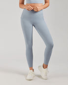 Steel Blue Women Yoga Pants - View 4