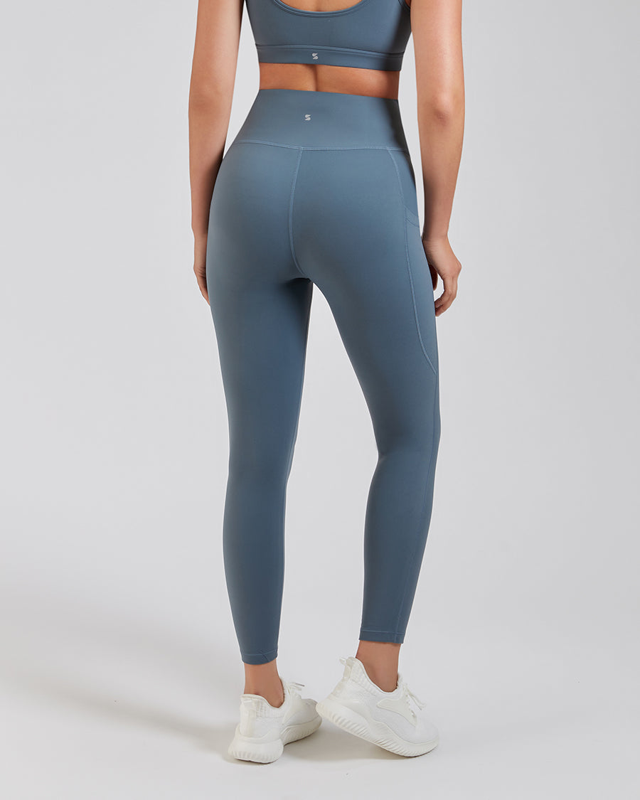 Grey Sage SoftLuxe Yoga Pants with Pockets