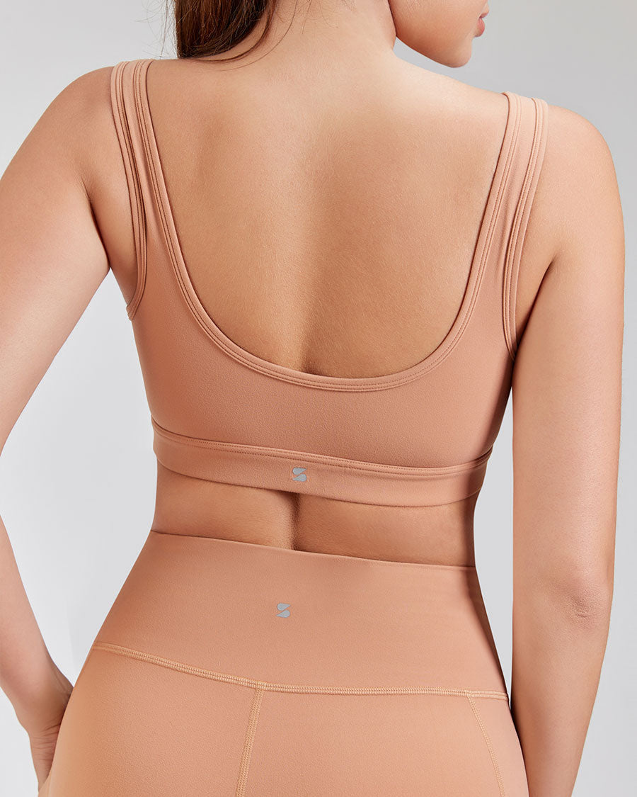 Autumn Clay SoftLuxe Elegance Sports Bra