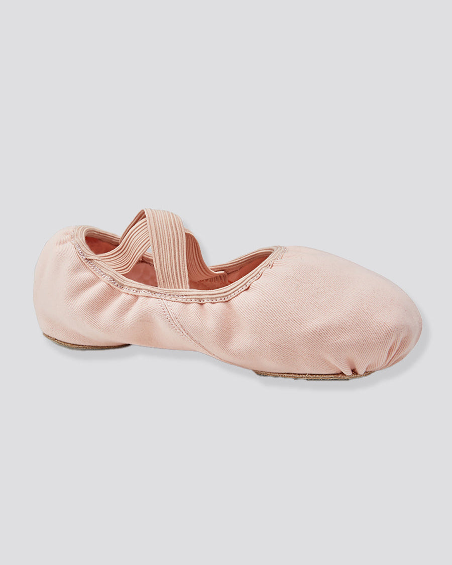 split sole ballet shoes ballet pink side view