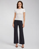 Charcoal Women Classic Dress Pant | Wide 31''