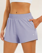Purple Haze Running Shorts 3" with Pockets