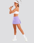 pleated tennis skirt Lilac full view