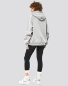 Light Grey Long-Sleeve Oversized Hoodie