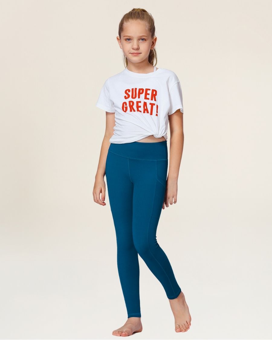 Oceanic Girls Athletic Leggings - View 2