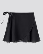 ballet chiffon skirt black