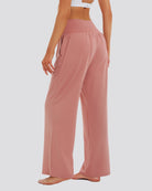 Dusty Pink Wide Leg Casual Pants