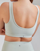 Mint Green SoftLuxe Elegance Sports Bra