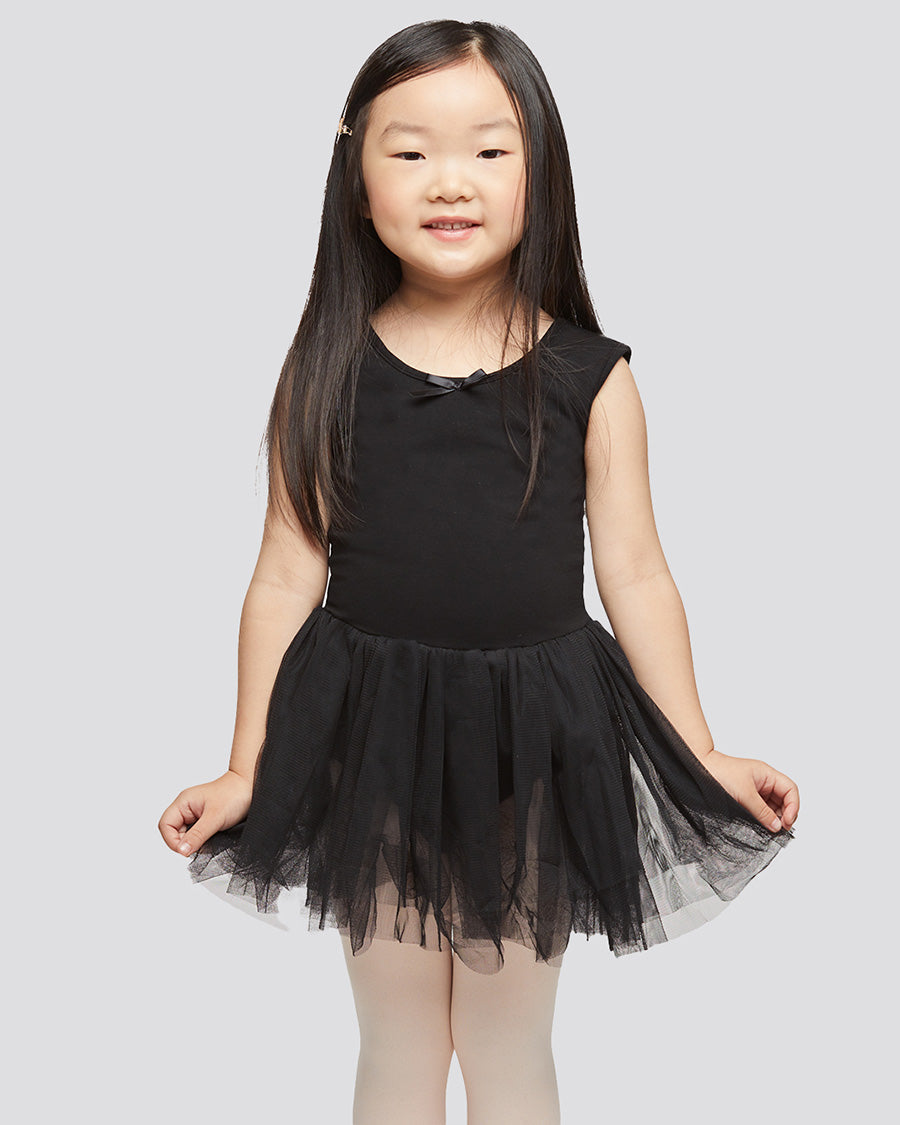 Black Girls Tank Tulle Dress