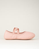 Ballet Pink Kids PU Full Leather Ballet Shoes (Full Sole)