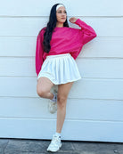 Cosmopolitan Crop Oversized Sweatshirt