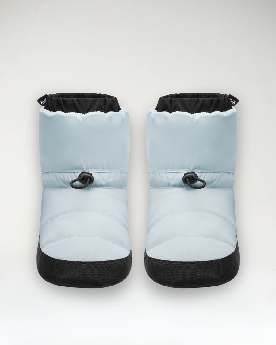 Blue ballet warm up booties