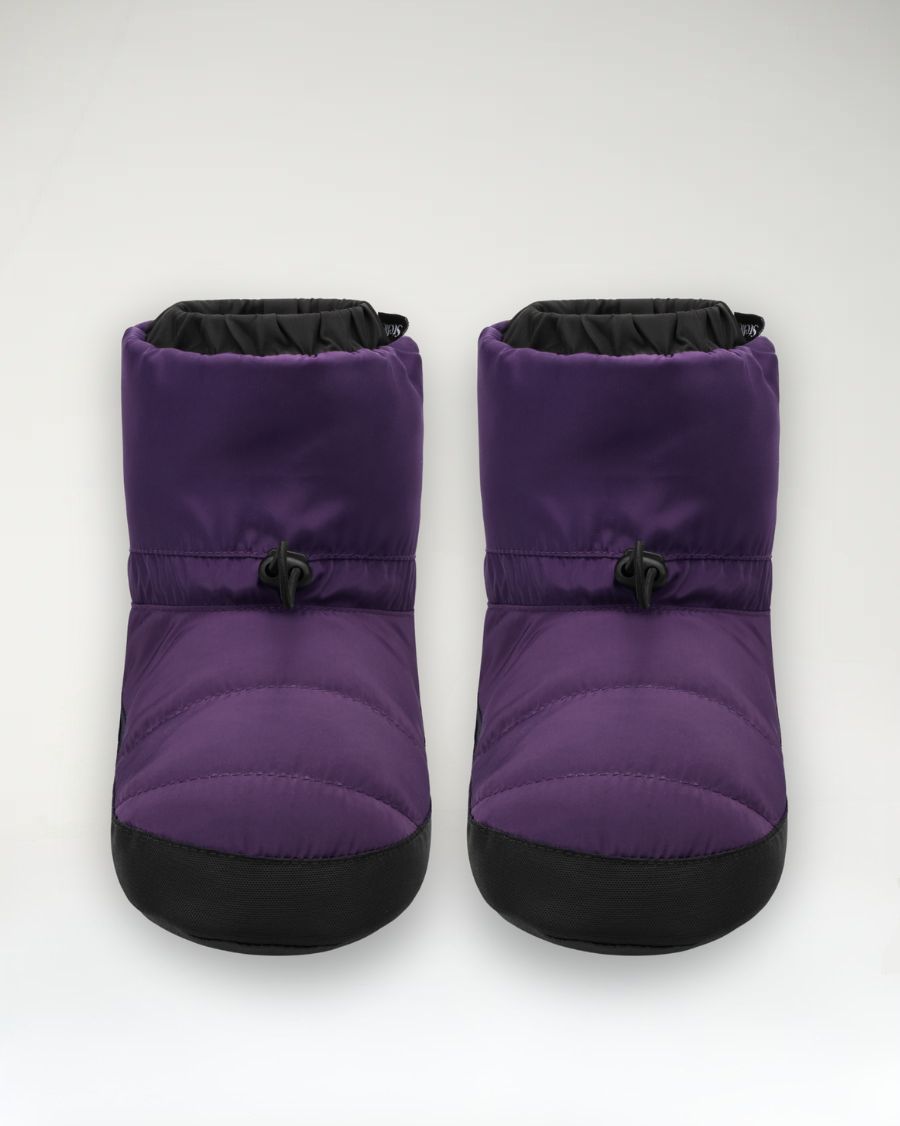 Purple ballet warm up booties