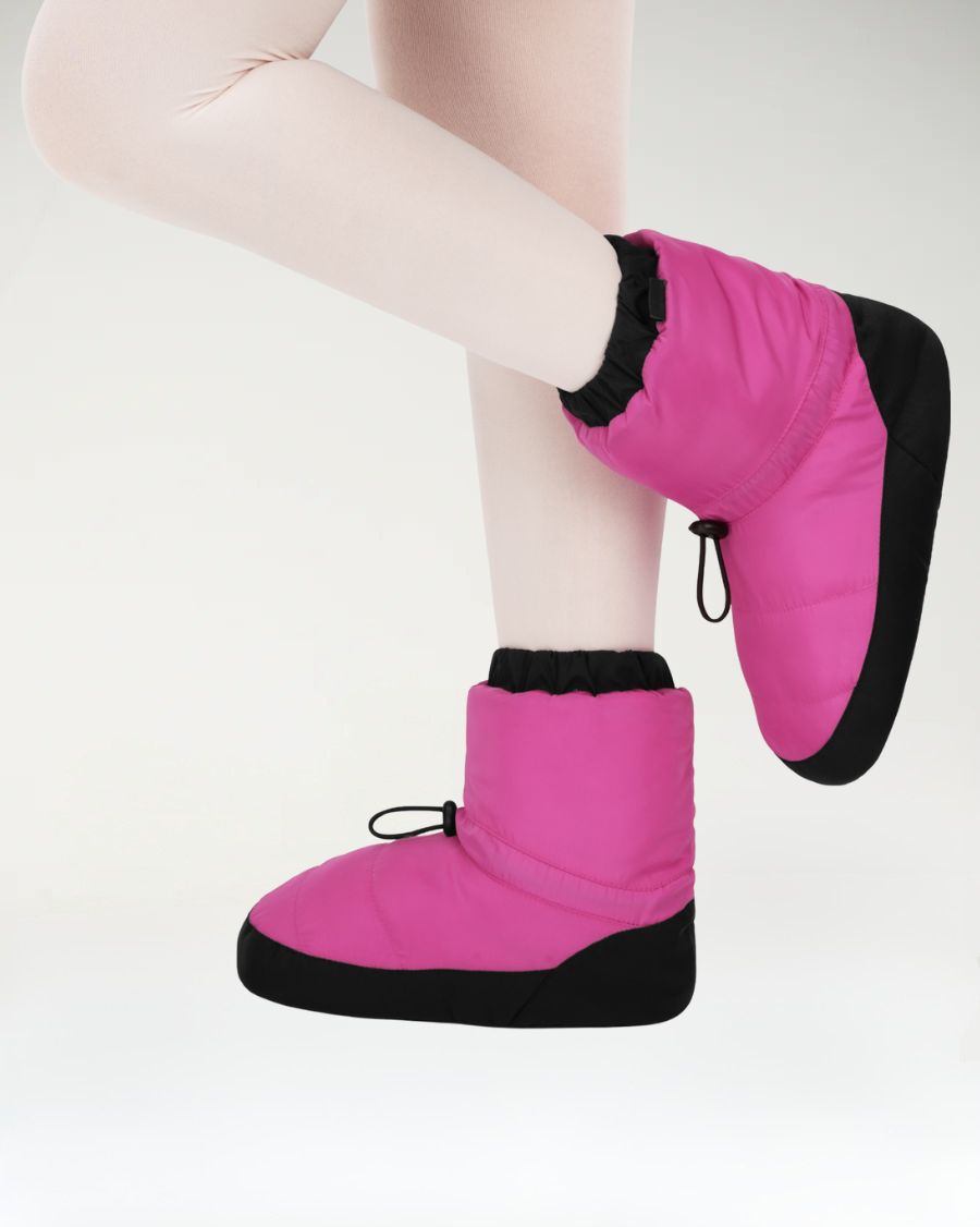 Fuchsia ballet warm up booties