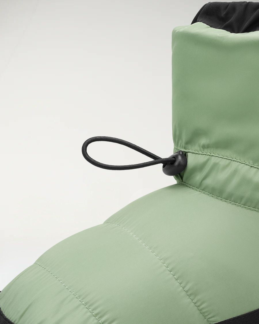 Green ballet warm up booties