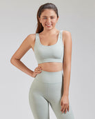 Mint Green SoftLuxe Elegance Sports Bra