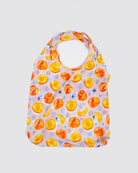 grocery tote bags Sparkling Peach flat-lay