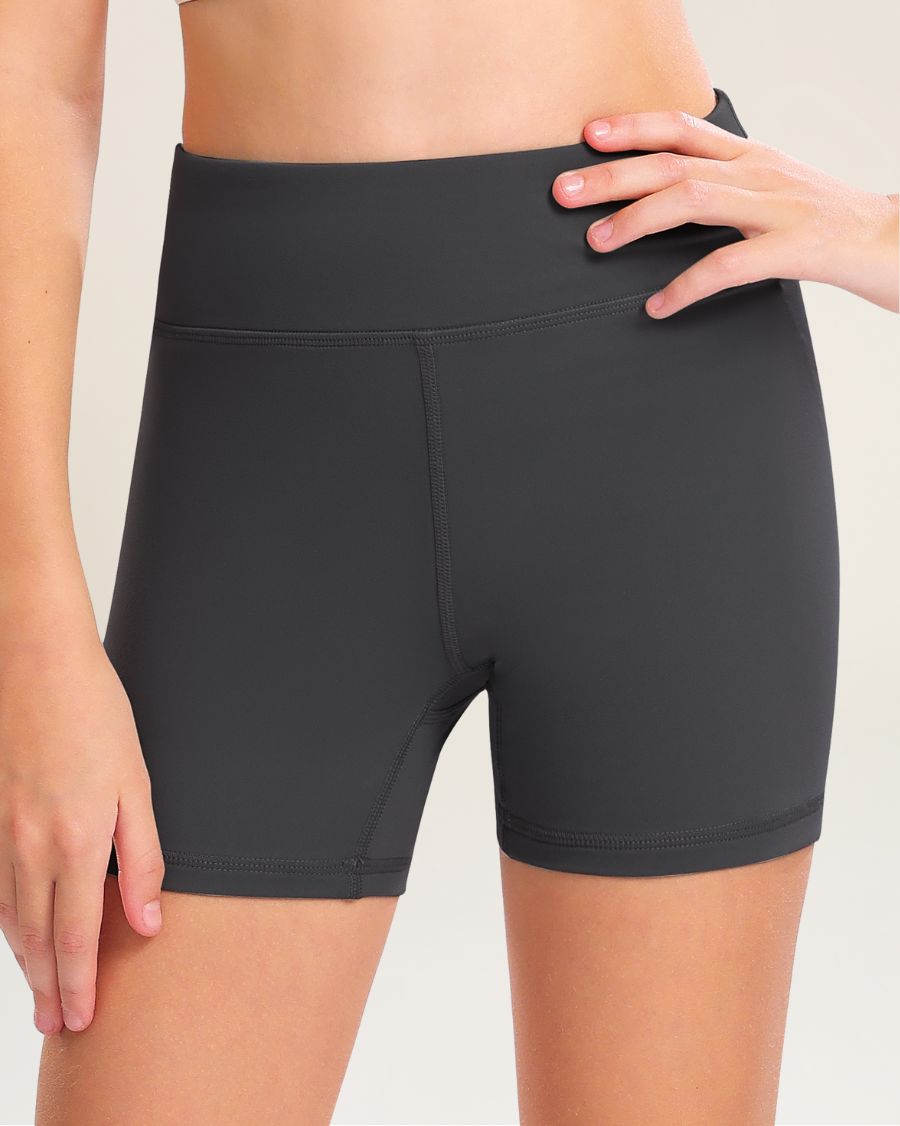 Charcoal Girls 3" Volleyball Shorts