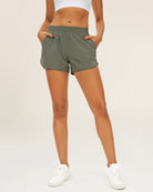 Green Ignite Running Shorts 3"
