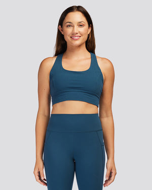 Criss Cross Bra | Blue