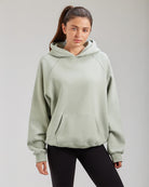 Mint Green Long-Sleeve Oversized Hoodie