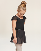 Outfit detail black ballet leotard 