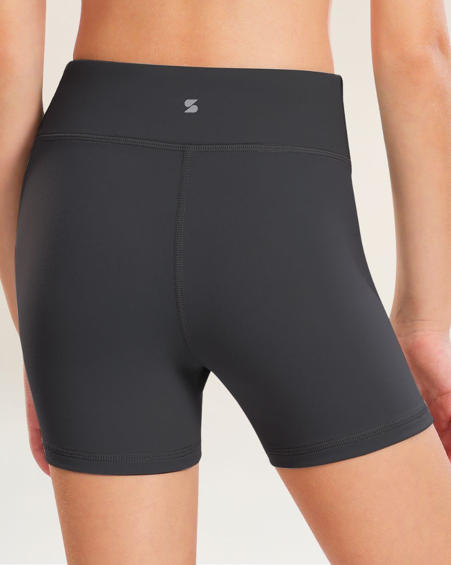 Charcoal Girls 3" Volleyball Shorts