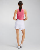 White Ruffle Ace Tennis Skirt