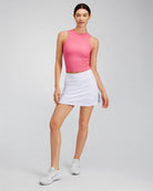 White Ruffle Ace Tennis Skirt