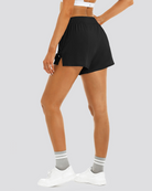 Black Running Shorts 3" with Pockets