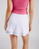 White Ruffle Ace Tennis Skirt