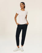 Oat Milk Soft Cotton Slub T-Shirt