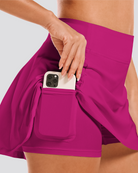Fuchsia CourtChic A-Line Tennis Skirt