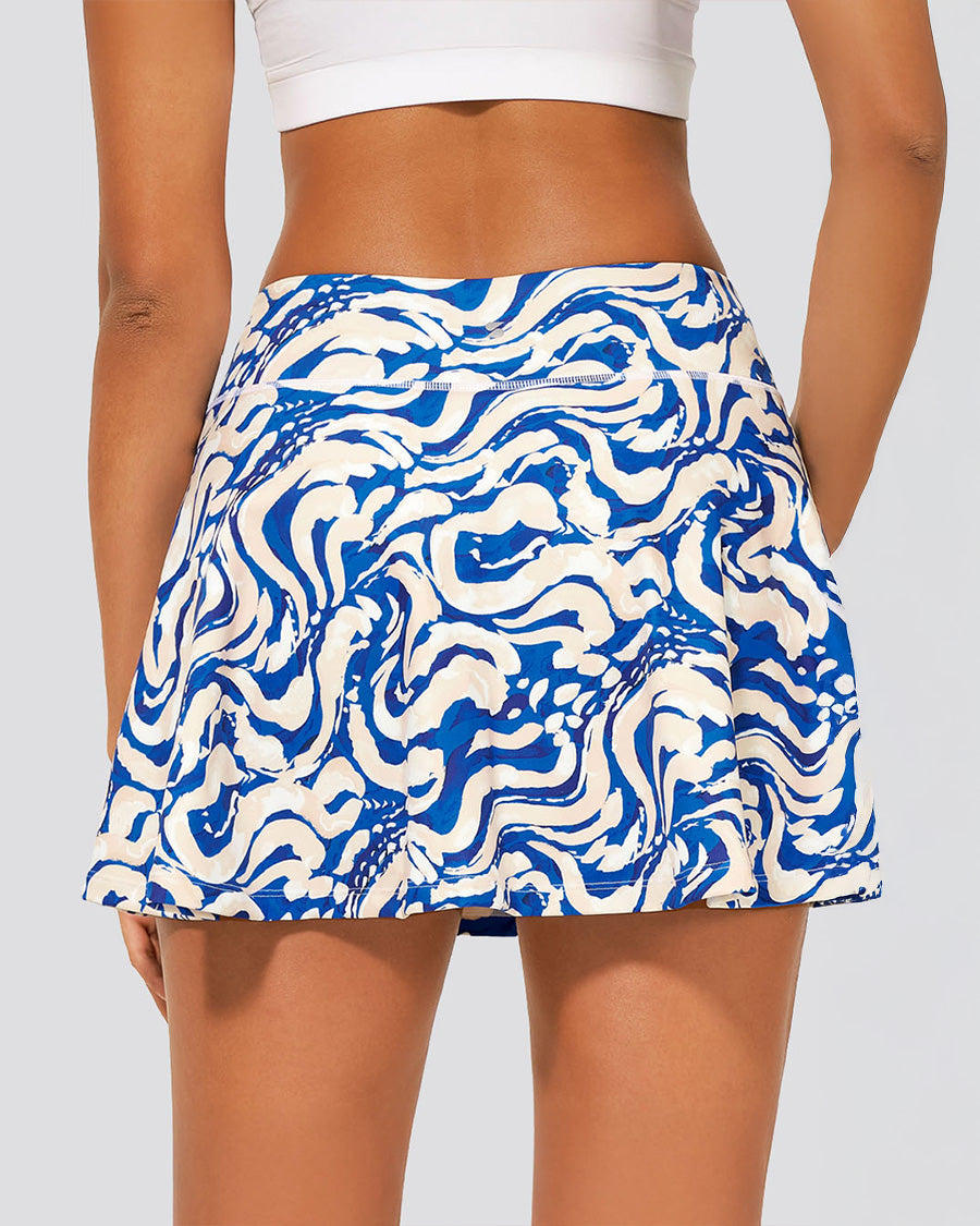 Ocean Breeze CourtChic A-Line Tennis Skirt