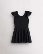 Black Girls Flutter Sleeves Dress