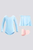 leotards for toddlers blue top view