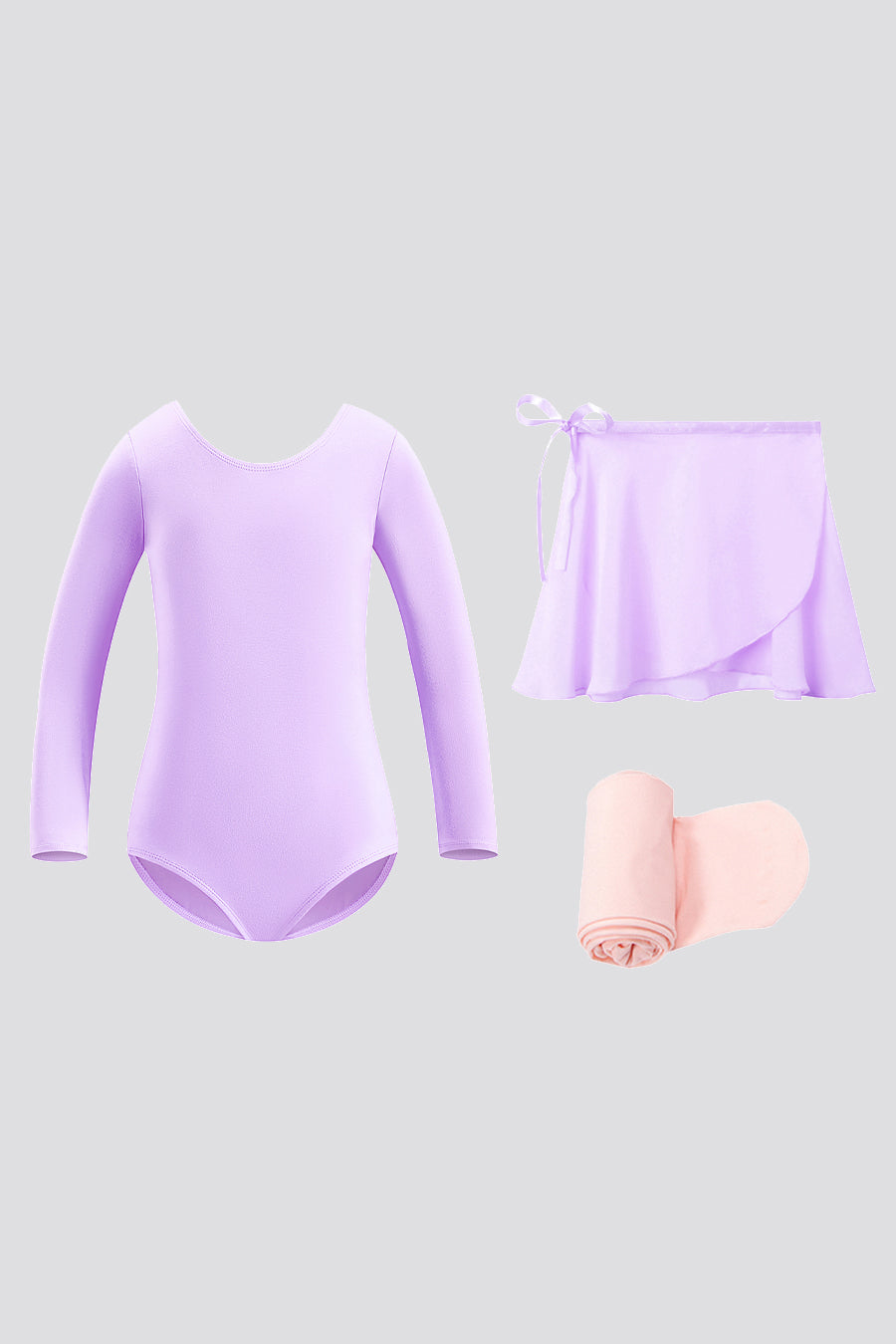 leotards for toddlers purple top view