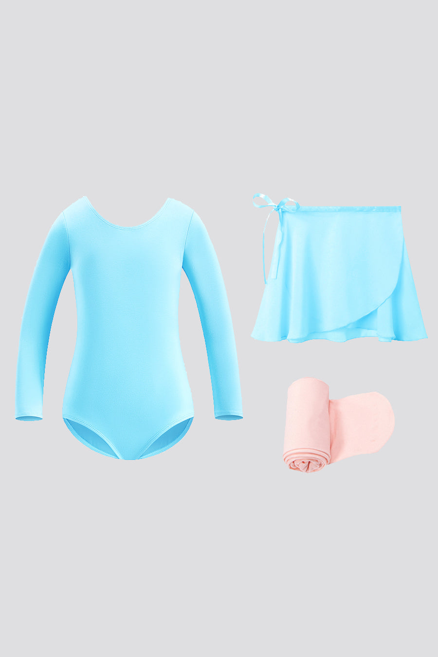 leotards for toddlers blue top view