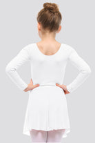 leotards for toddlers white back view