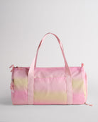 Sunset Sorbet ombré duffle bag with spacious main compartment and stelle logo design