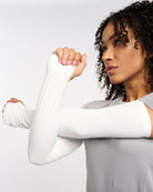 UV-Protective Sleeves in White